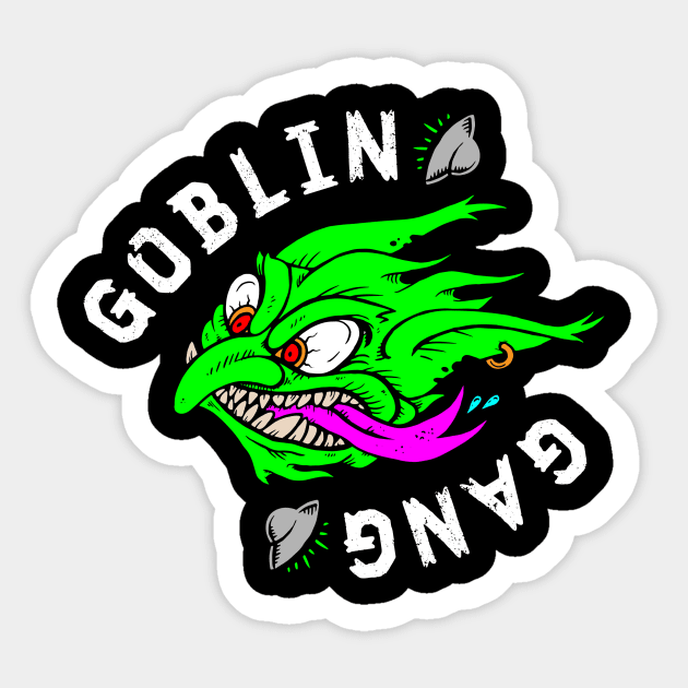 Goblin Gang Sticker by JonathanDodd_Draws